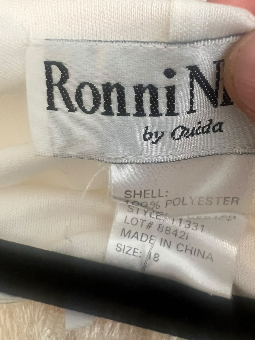 Ronni Nicole by Ouida Ivory Floral Lace Maxi Dress Size 18 Formal - Picture 6 of 12